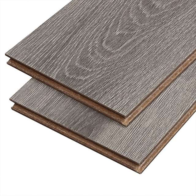 Wood Grain Laminate Flooring 10mm AC3 MDF For Commercial Usage