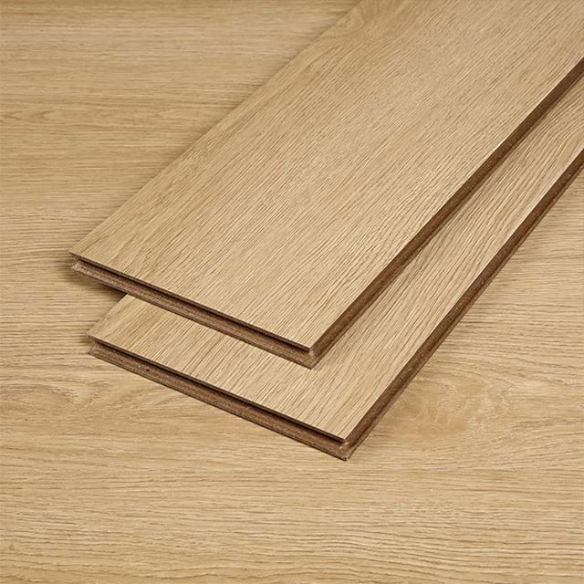 Wood Grain Laminate Flooring 10mm AC3 MDF For Commercial Usage