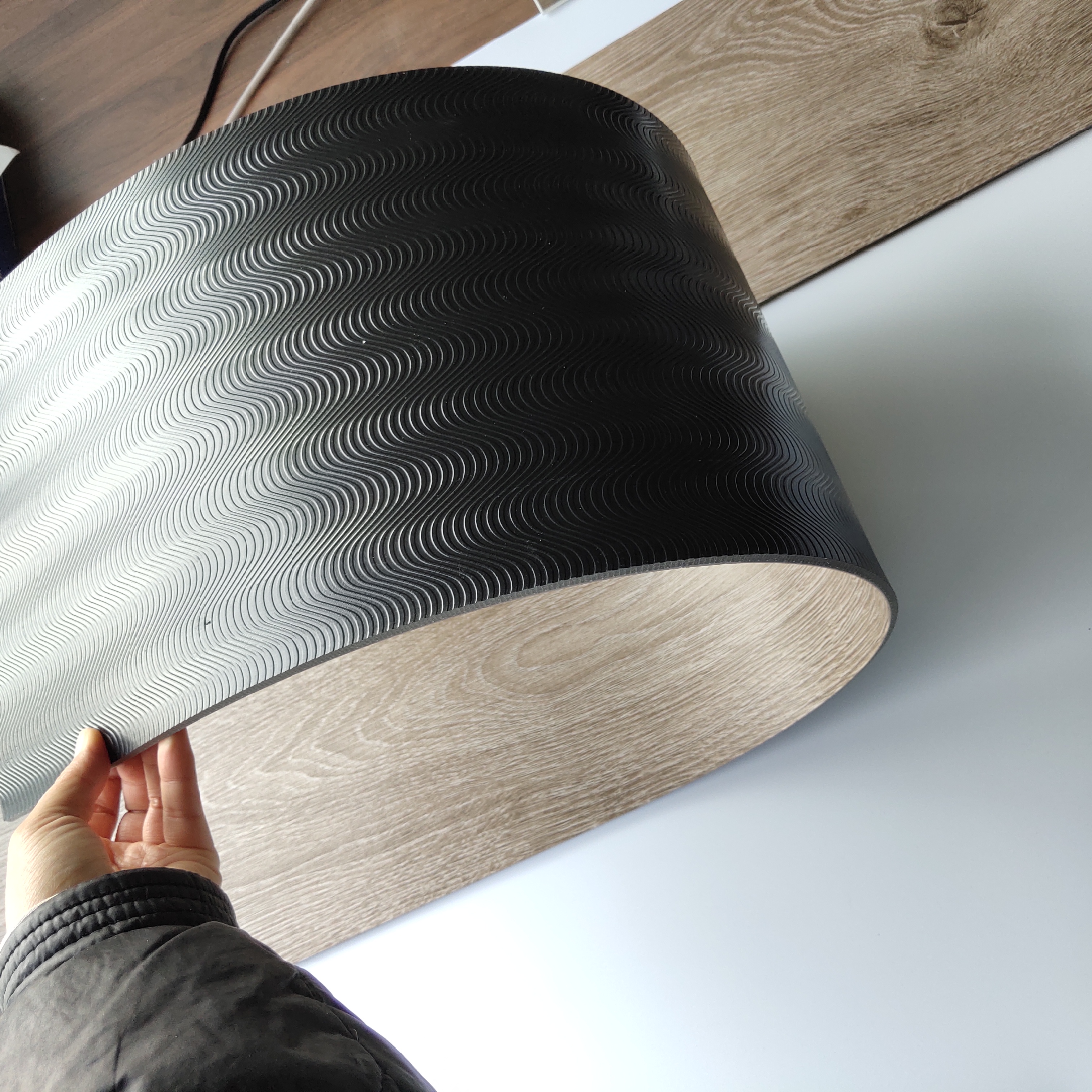 Carreaux de vinyle de luxe LVT LVT LVT 6 mm avec système de laïc lâche