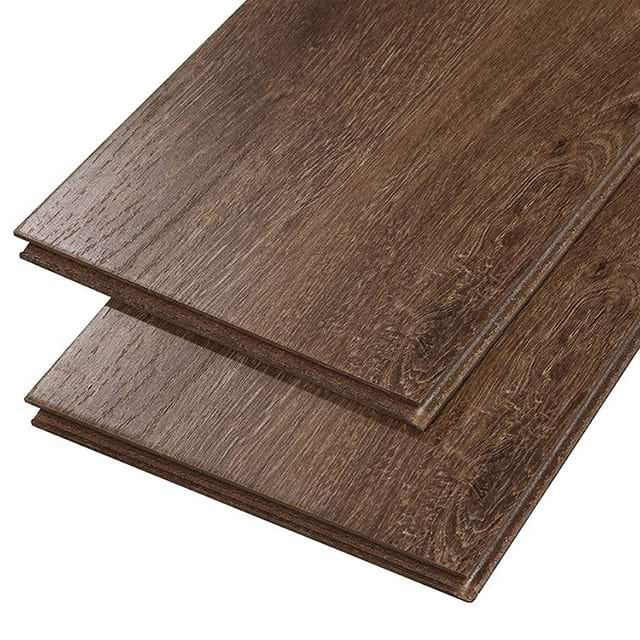 အိပ်ခန်းအတွက် Factory Laminate Floor အနက်ရောင်နှင့် မီးခိုးရောင်