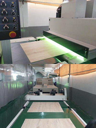 Image showing the manufacturing process of Skirting Board.