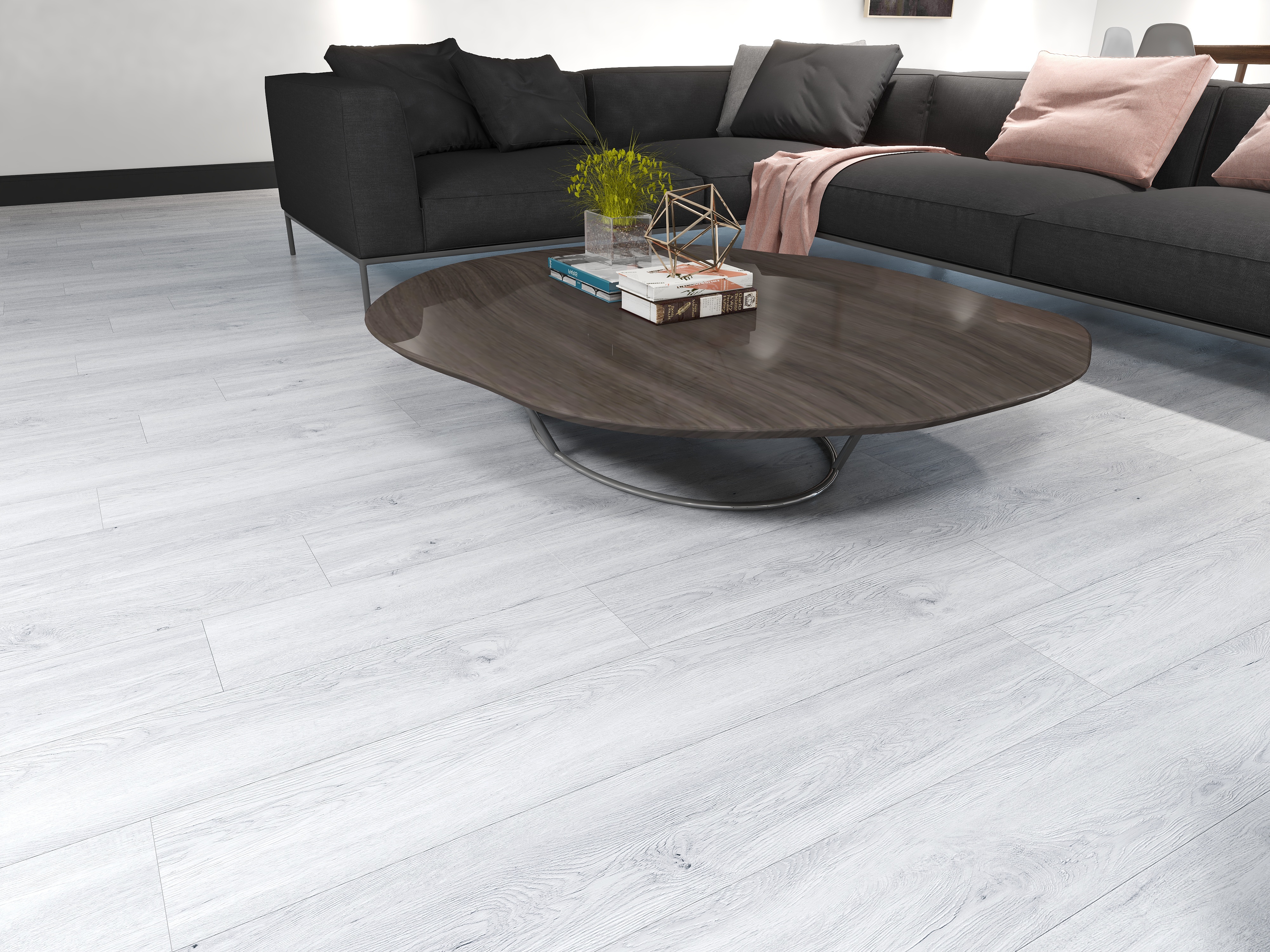 Fireproof Stone Plastic Composite SPC Flooring 4.5mm BS9300