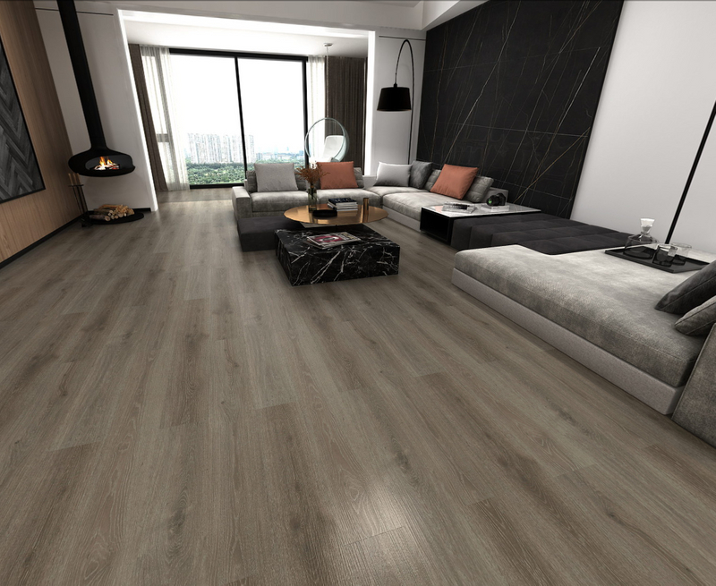 Interlock Click 5.5mm Vinyl SPC Flooring with Mute Padding BS18170-4