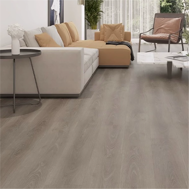 အိပ်ခန်းအတွက် Factory Laminate Floor အနက်ရောင်နှင့် မီးခိုးရောင်