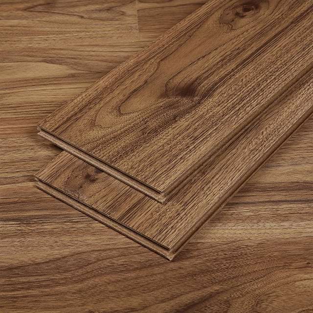 Wood Grain Laminate Flooring 10mm AC3 MDF For Commercial Usage
